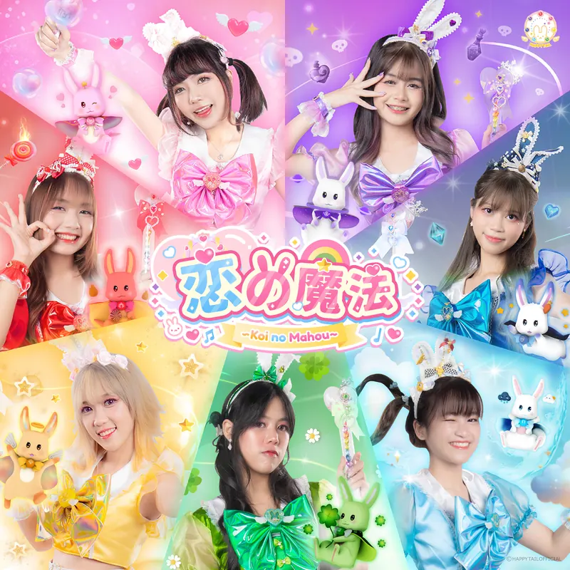 ปกซิงเกิล Koi no Mahou ของ HAPPYTAIL